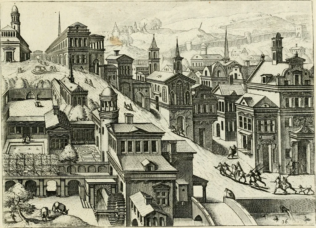 An illustration from Variae architecturae formae, 1636, leaf 92