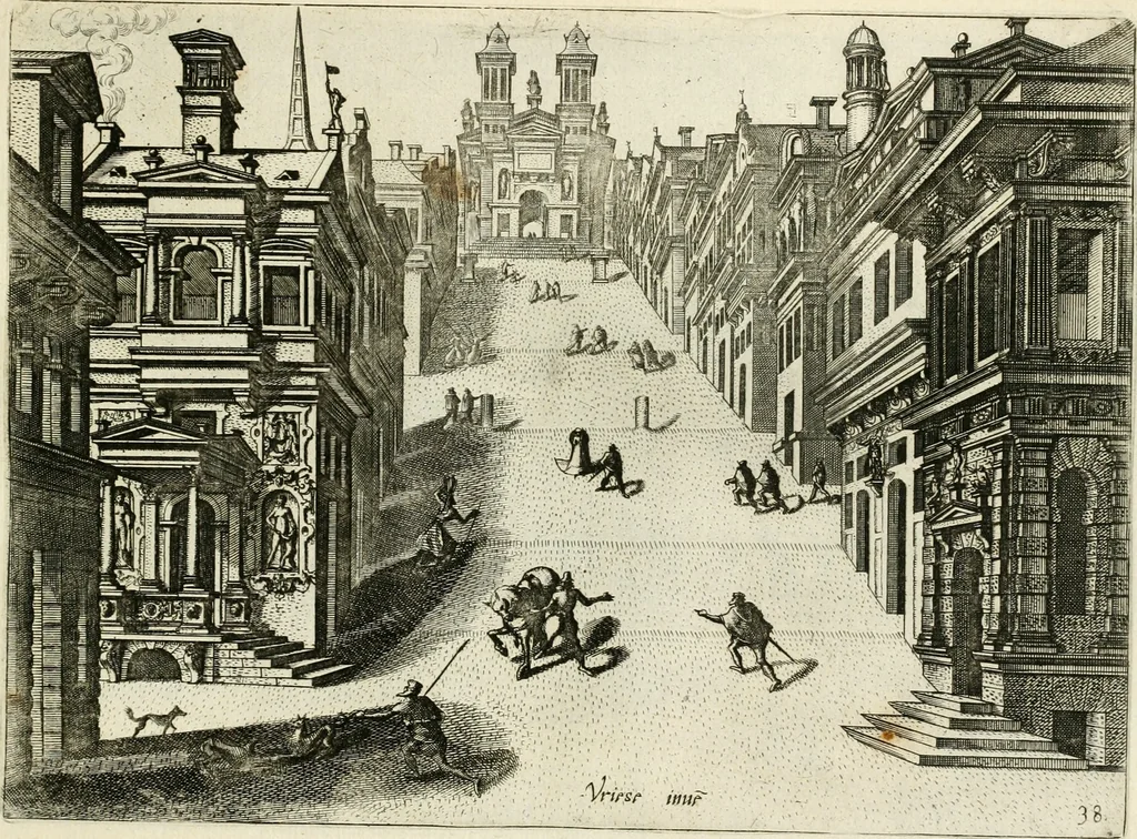 An illustration from Variae architecturae formae, 1636, leaf 96