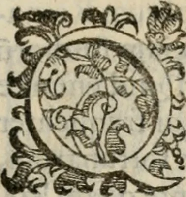 An illustration from Variae lectiones et opvscvla quorum nomina post epistolam, 1594, leaf 46