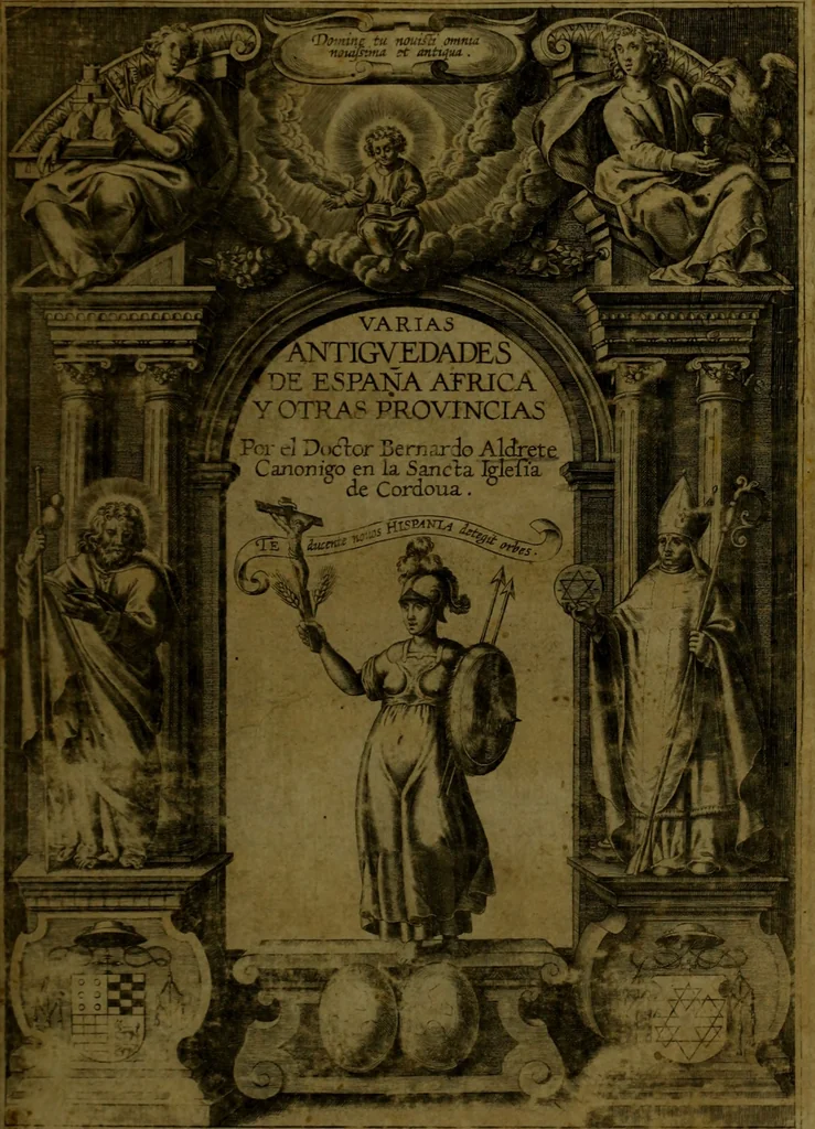 An illustration from Varias antigvedades de España, Africa y otras provincias, 1614, leaf 4