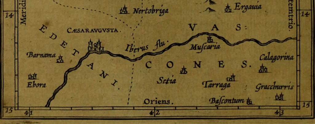 An illustration from Varias antigvedades de España, Africa y otras provincias, 1614, leaf 71