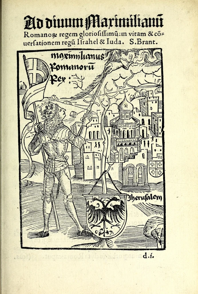 An illustration from Varia Sebastiani Brant carmina, leaf 159