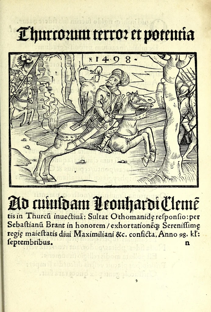 An illustration from Varia Sebastiani Brant carmina, leaf 287