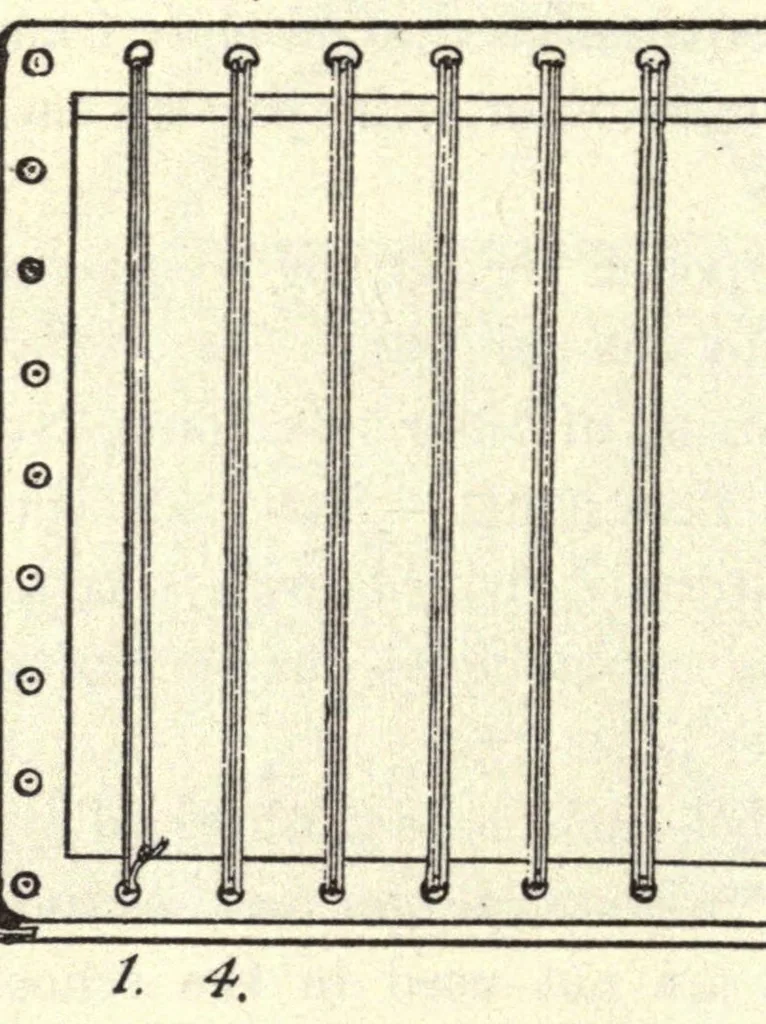 An illustration from Varied occupations in weaving, 1901, leaf 102