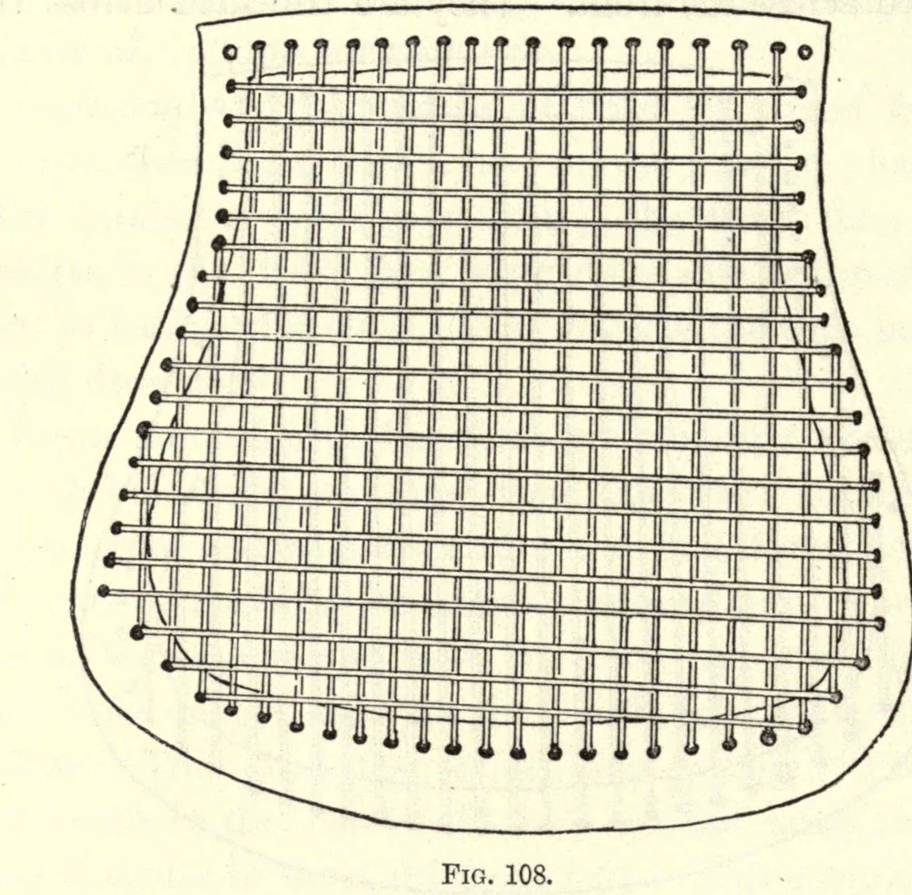 An illustration from Varied occupations in weaving, 1901, leaf 148