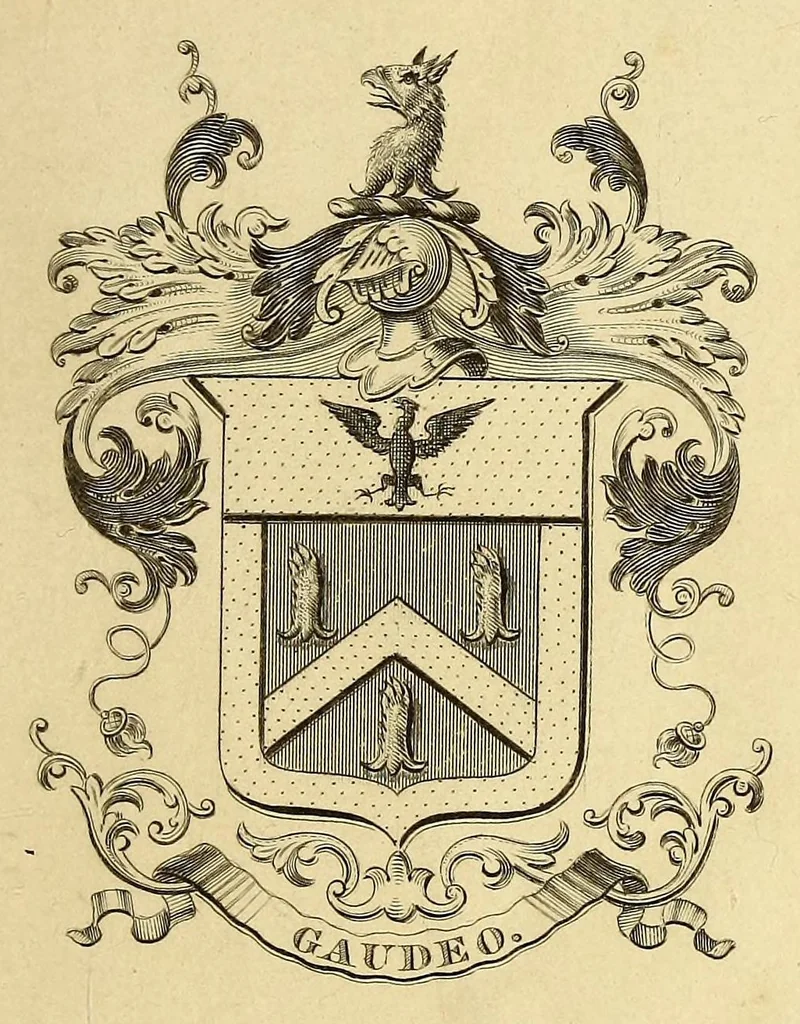 An illustration from Variorum in Europa itinerum deliciæ; seu, ex variis manu-scriptis selectiora tantum inscriptionum maxime recentium monumenta. quibus passim in Italia et Germania ... templa, aræ, scholæ, bibliothecæ ... conspicua sunt. : Praemissis in clariores urbes epigrammatibus Julii Cæs. Scaligeri., 1606, leaf 3