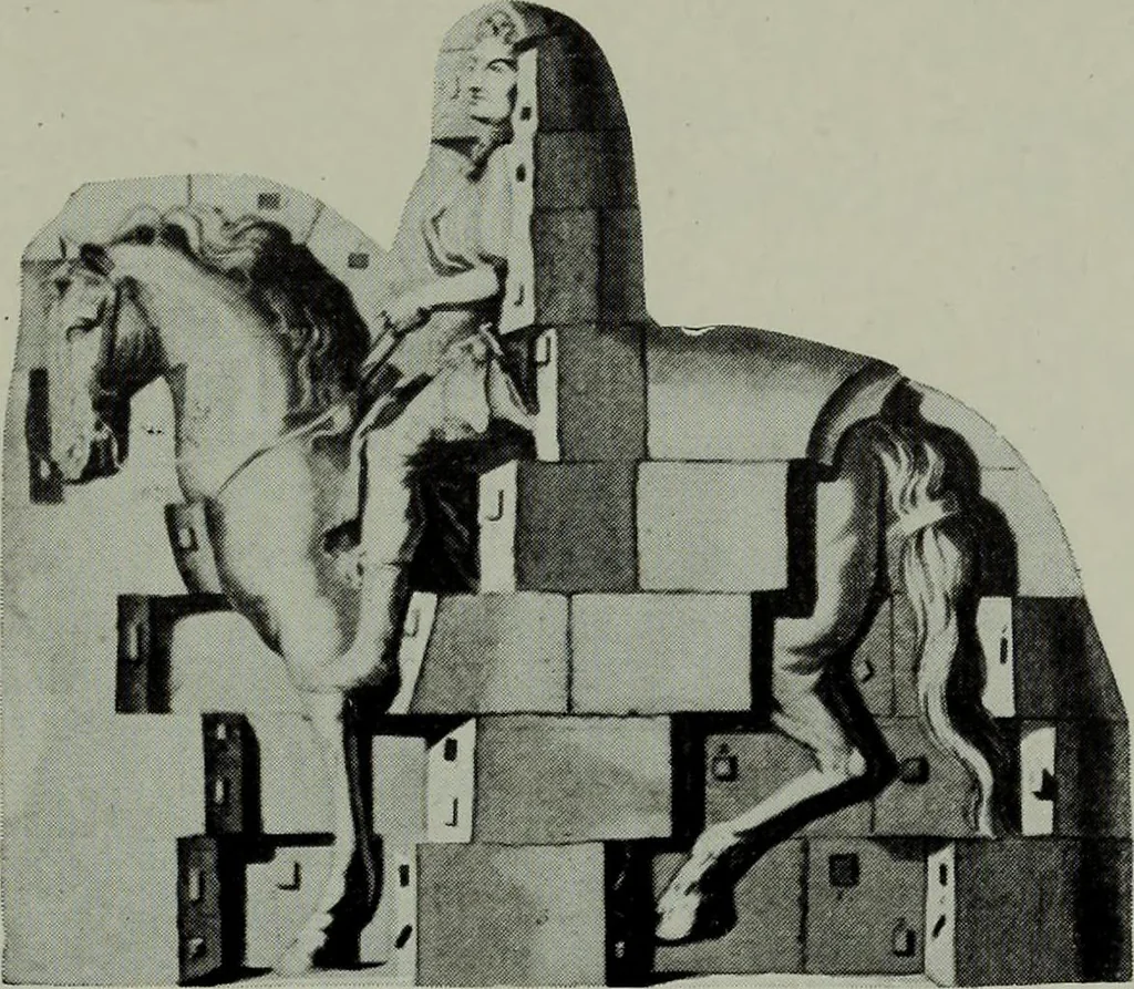 An illustration from Vasari on technique; being the introduction to the three arts of design, architecture, sculpture and painting, prefixed to the Lives of the most excellent painters, sculptors and architects, 1907, leaf 212