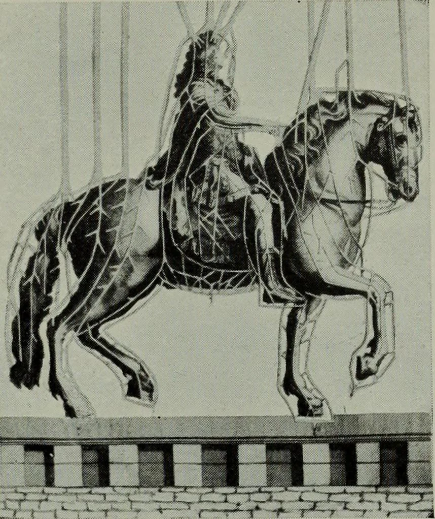 An illustration from Vasari on technique; being the introduction to the three arts of design, architecture, sculpture and painting, prefixed to the Lives of the most excellent painters, sculptors and architects, 1907, leaf 212