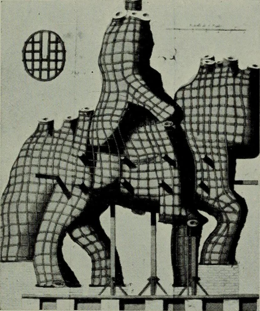 An illustration from Vasari on technique; being the introduction to the three arts of design, architecture, sculpture and painting, prefixed to the Lives of the most excellent painters, sculptors and architects, 1907, leaf 212