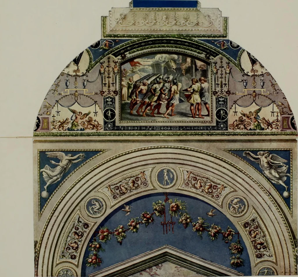 An illustration from Vasari on technique; being the introduction to the three arts of design, architecture, sculpture and painting, prefixed to the Lives of the most excellent painters, sculptors and architects, 1907, leaf 307