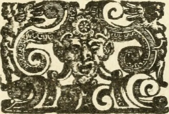 An illustration from Vaticinia, sev, Praedictiones illvstrivm virorvm : sex rotis aere incisis compraensa : de successione Summ. Pontificis Rom., cum declarationibus et annotationibus Hieronymi Ioannini = Vaticini, overo, Predittioni d'hvomini illvstri : comprese in sei rvote intagliate in rame : della successione de i Sommi Pont. Rom., con le dichiarationi et annotationi di Hieronimo Gioanini, 1600, leaf 78