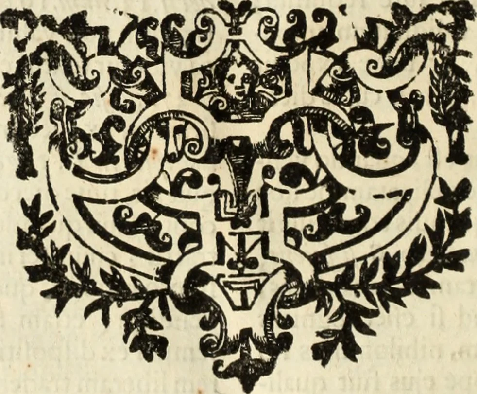 An illustration from V. Cl. D. Antonii de Sousa de Macedo ... Decisiones Supremi Senatus iustitiae Lusitaniae, & supremi consilij fisci ac patrimonij regij, cum grauissimis collegis decretae : triplici indice locupletatae, 1677, leaf 199