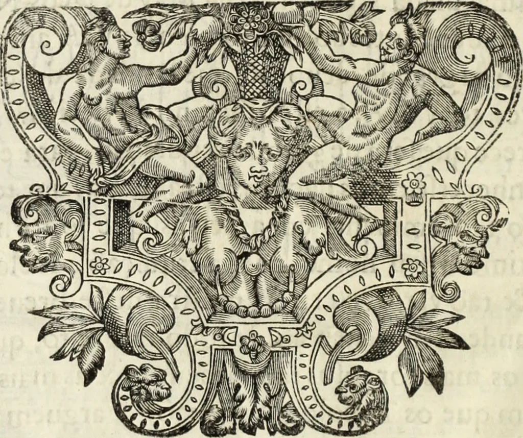 An illustration from V. Cl. D. Antonii de Sousa de Macedo ... Decisiones Supremi Senatus iustitiae Lusitaniae, & supremi consilij fisci ac patrimonij regij, cum grauissimis collegis decretae : triplici indice locupletatae, 1677, leaf 23