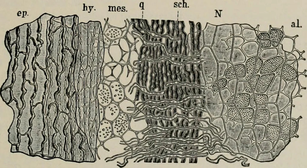 An illustration from The microscopy of vegetable foods, with special reference to the detection of adulteration and the diagnosis of mixtures, 1916, leaf 122
