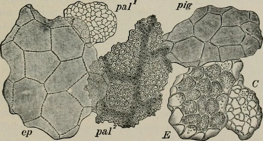 An illustration from The microscopy of vegetable foods, with special reference to the detection of adulteration and the diagnosis of mixtures, 1916, leaf 202