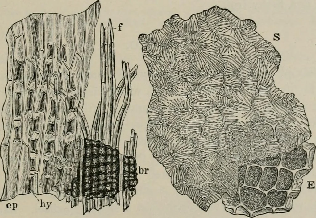 An illustration from The microscopy of vegetable foods, with special reference to the detection of adulteration and the diagnosis of mixtures, 1916, leaf 222