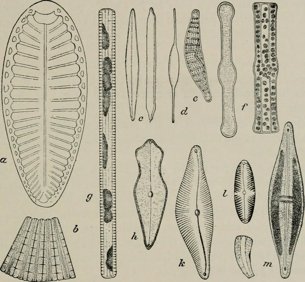 An illustration from The microscopy of vegetable foods, with special reference to the detection of adulteration and the diagnosis of mixtures, 1916, leaf 340