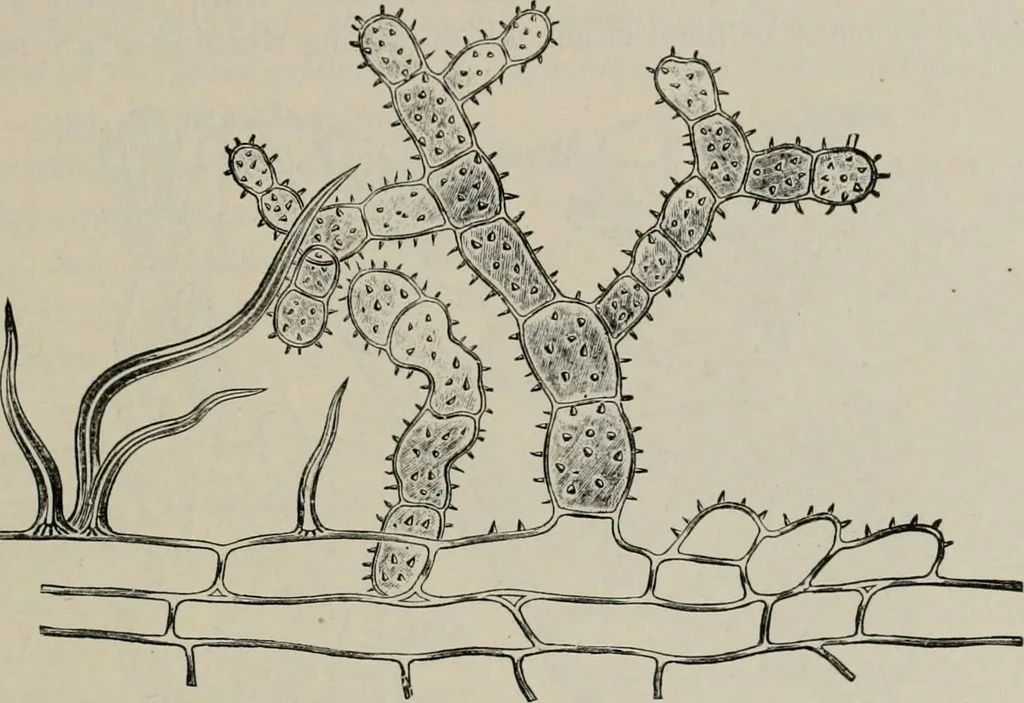 An illustration from The microscopy of vegetable foods, with special reference to the detection of adulteration and the diagnosis of mixtures, 1916, leaf 350
