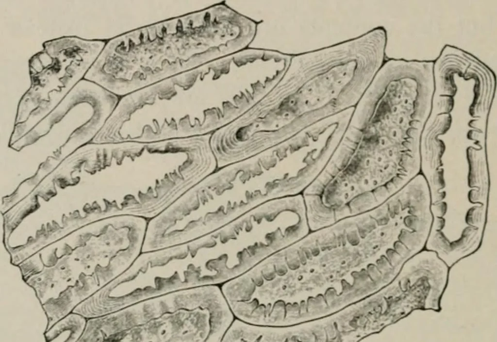 An illustration from The microscopy of vegetable foods, with special reference to the detection of adulteration and the diagnosis of mixtures, 1916, leaf 393