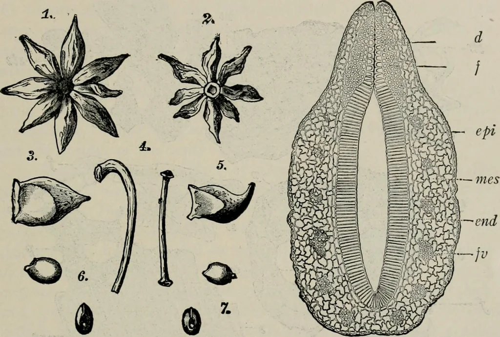 An illustration from The microscopy of vegetable foods, with special reference to the detection of adulteration and the diagnosis of mixtures, 1916, leaf 588