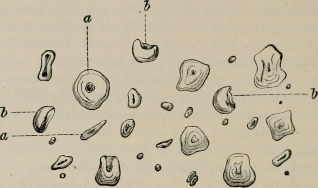 An illustration from The microscopy of vegetable foods, with special reference to the detection of adulteration and the diagnosis of mixtures, 1916, leaf 77