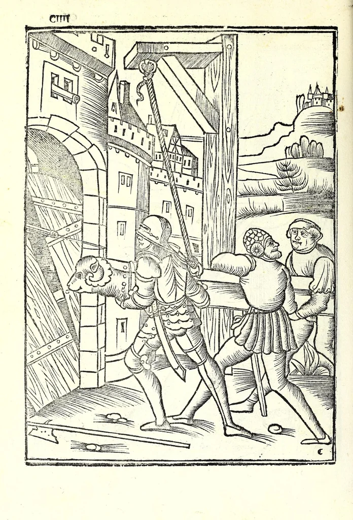 An illustration from Vegecivs De re miltari, 1511, leaf 108
