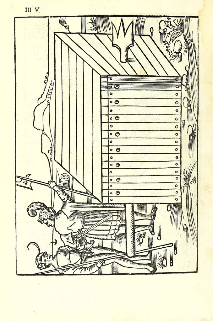 An illustration from Vegecivs De re miltari, 1511, leaf 12