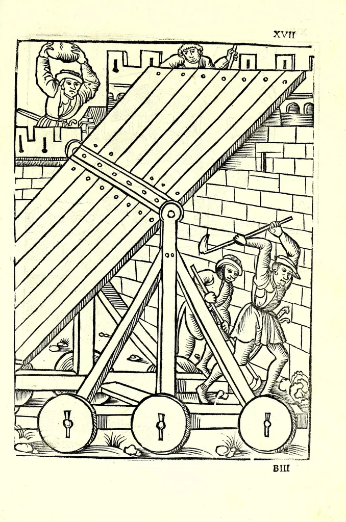 An illustration from Vegecivs De re miltari, 1511, leaf 21
