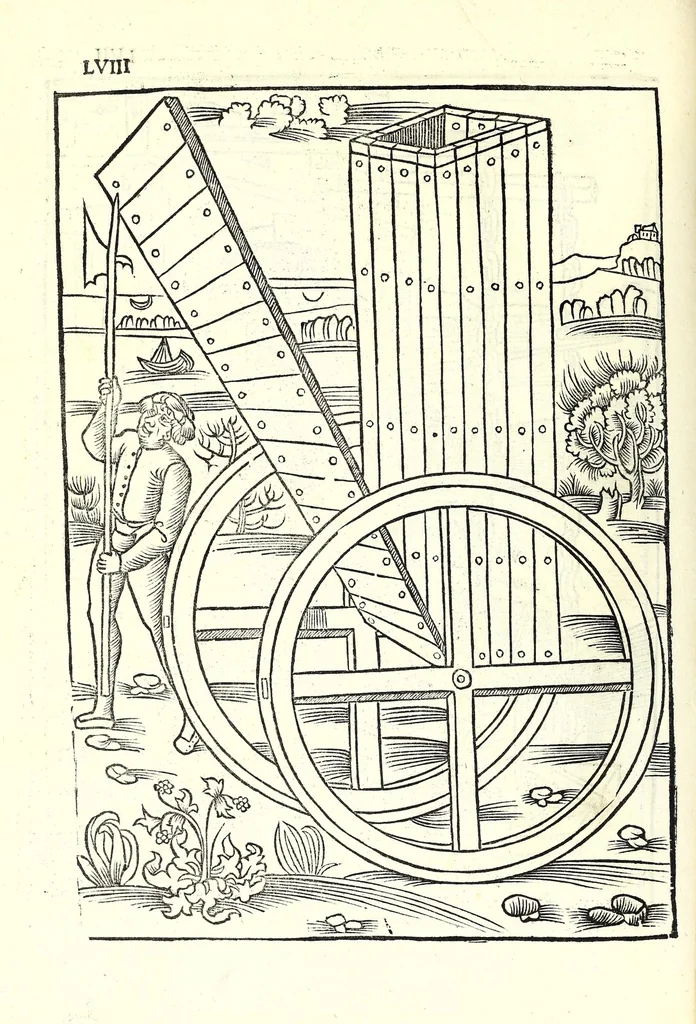An illustration from Vegecivs De re miltari, 1511, leaf 62