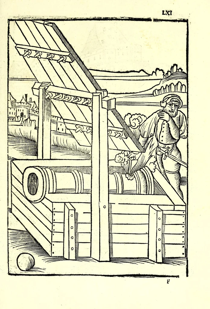 An illustration from Vegecivs De re miltari, 1511, leaf 65