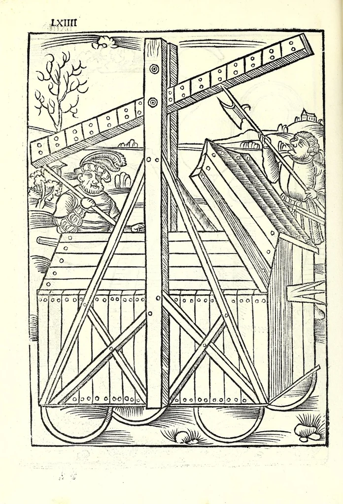 An illustration from Vegecivs De re miltari, 1511, leaf 68