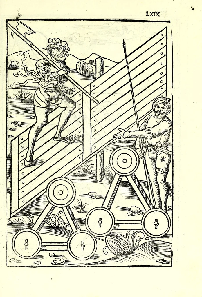 An illustration from Vegecivs De re miltari, 1511, leaf 73