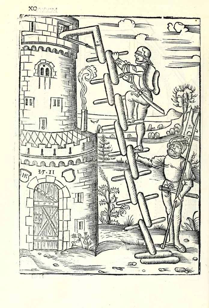 An illustration from Vegecivs De re miltari, 1511, leaf 94
