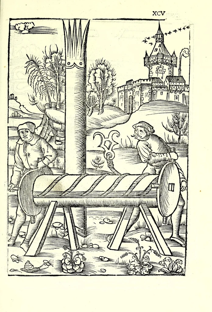 An illustration from Vegecivs De re miltari, 1511, leaf 99