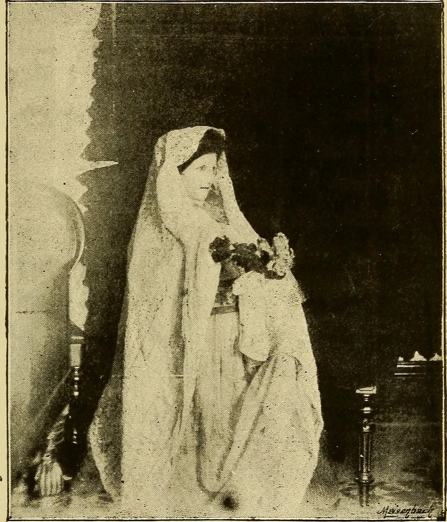 An illustration from The veil lifted. Modern developments of spirit photography. With twelve illustrations, 1894, leaf 172