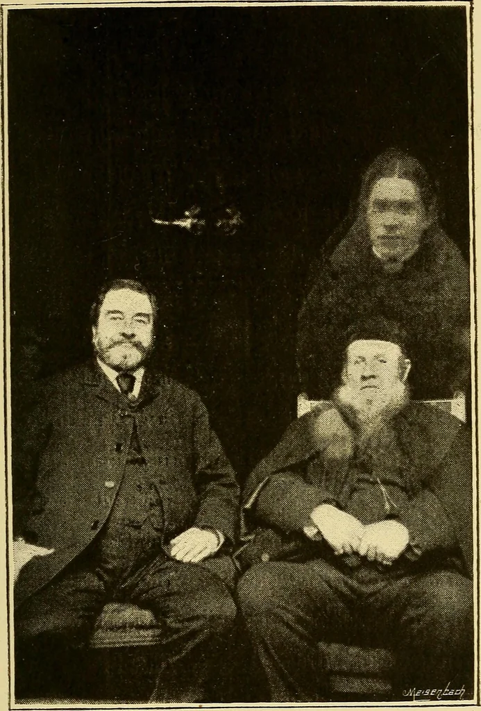 An illustration from The veil lifted. Modern developments of spirit photography. With twelve illustrations, 1894, leaf 50