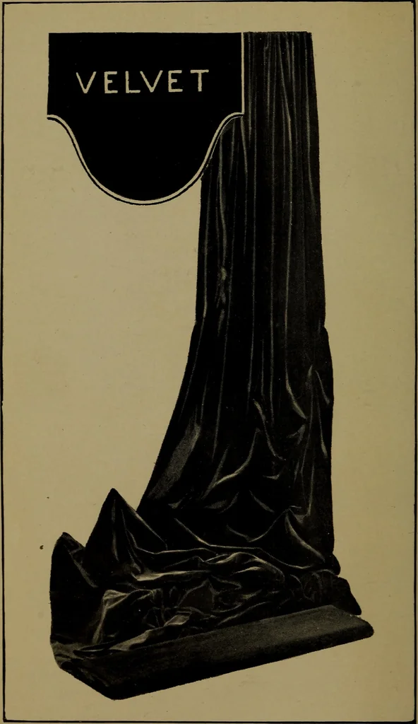 An illustration from The velvet and corduroy industry; a brief account of the various processes connected with the manufacture of cotton pile goods, 1922, leaf 7