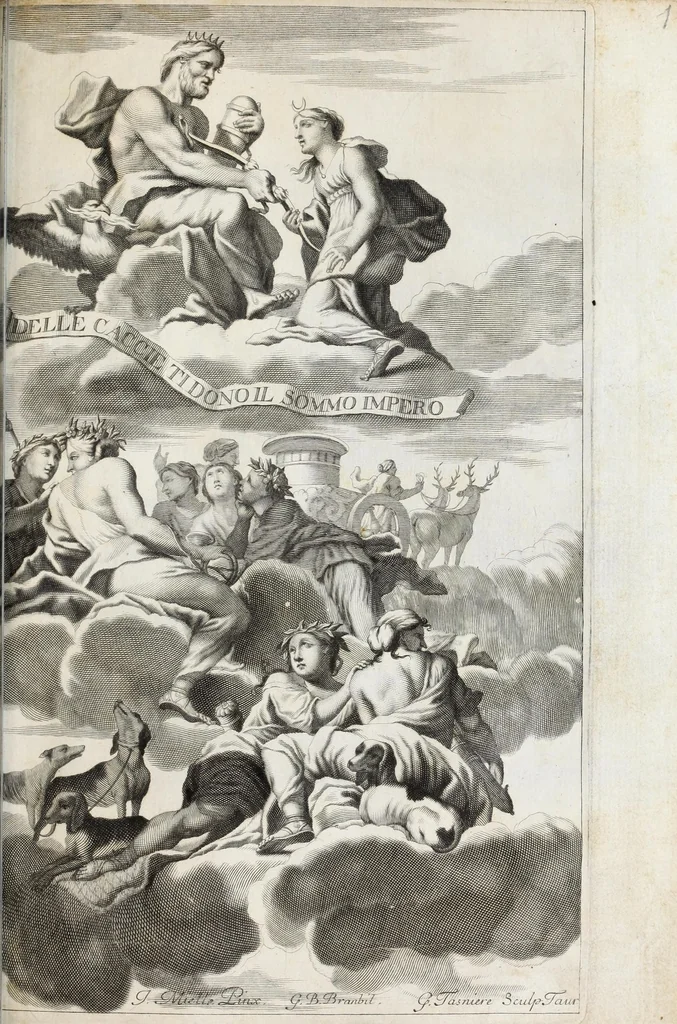 An illustration from Venaria Reale : palazzo di piacere, e di caccia, ideato dall'altezza reale di Carlo Emanvel II, duca di Sauoia, re di Cipro &c., 1674, leaf 211