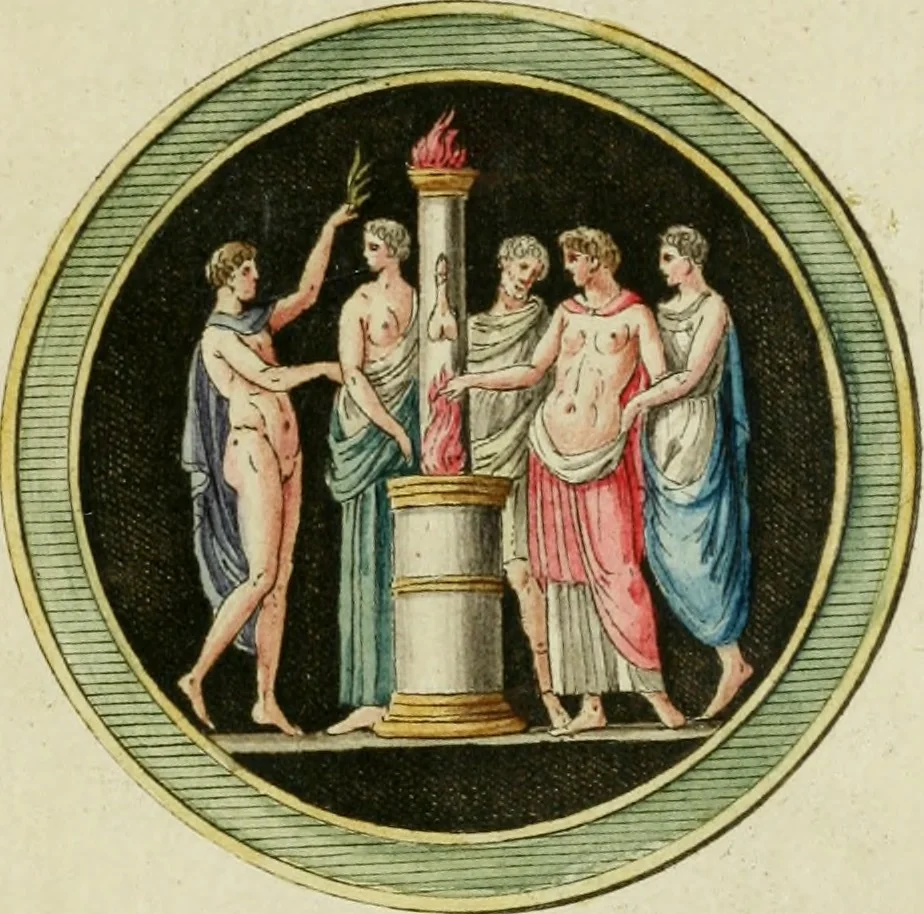 An illustration from Veneres uti observantur in gemmis antiquis, 1771, leaf 102