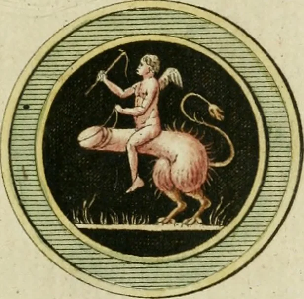 An illustration from Veneres uti observantur in gemmis antiquis, 1771, leaf 110