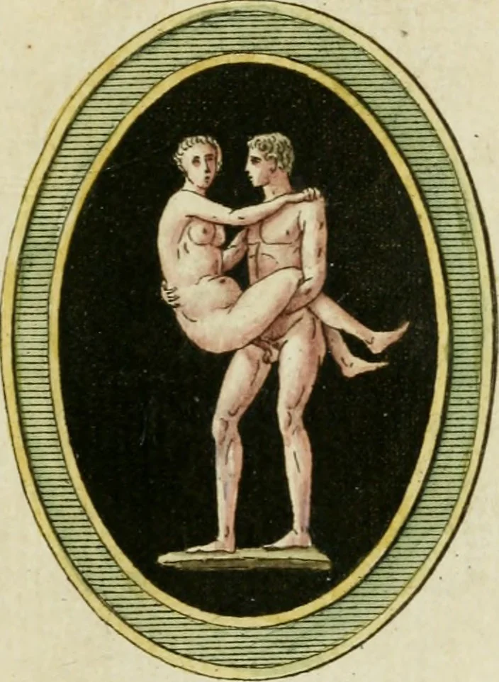 An illustration from Veneres uti observantur in gemmis antiquis, 1771, leaf 124
