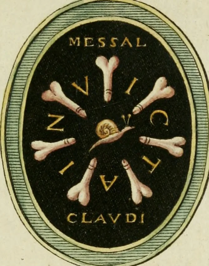 An illustration from Veneres uti observantur in gemmis antiquis, 1771, leaf 22