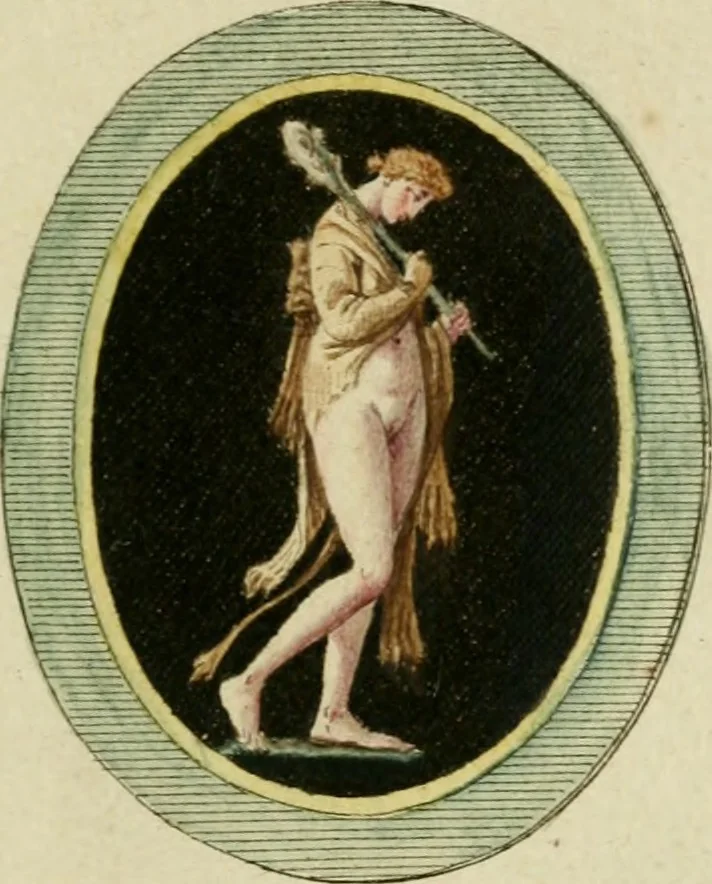 An illustration from Veneres uti observantur in gemmis antiquis, 1771, leaf 26