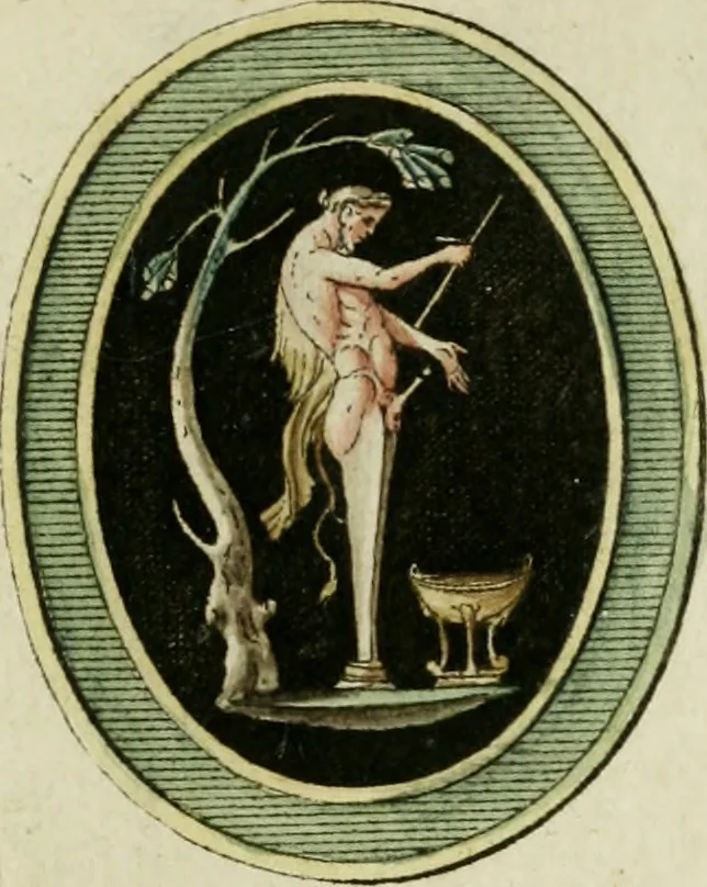 An illustration from Veneres uti observantur in gemmis antiquis, 1771, leaf 30