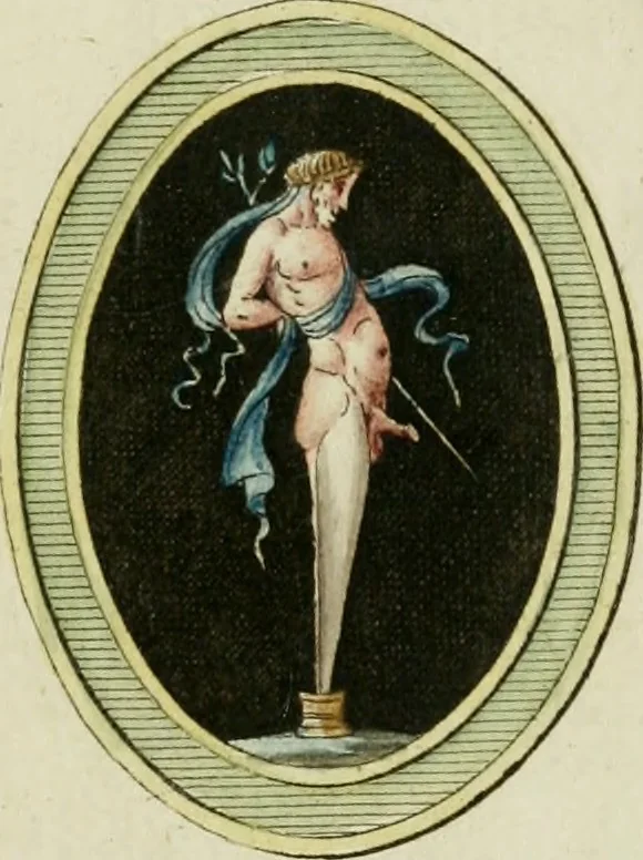 An illustration from Veneres uti observantur in gemmis antiquis, 1771, leaf 42
