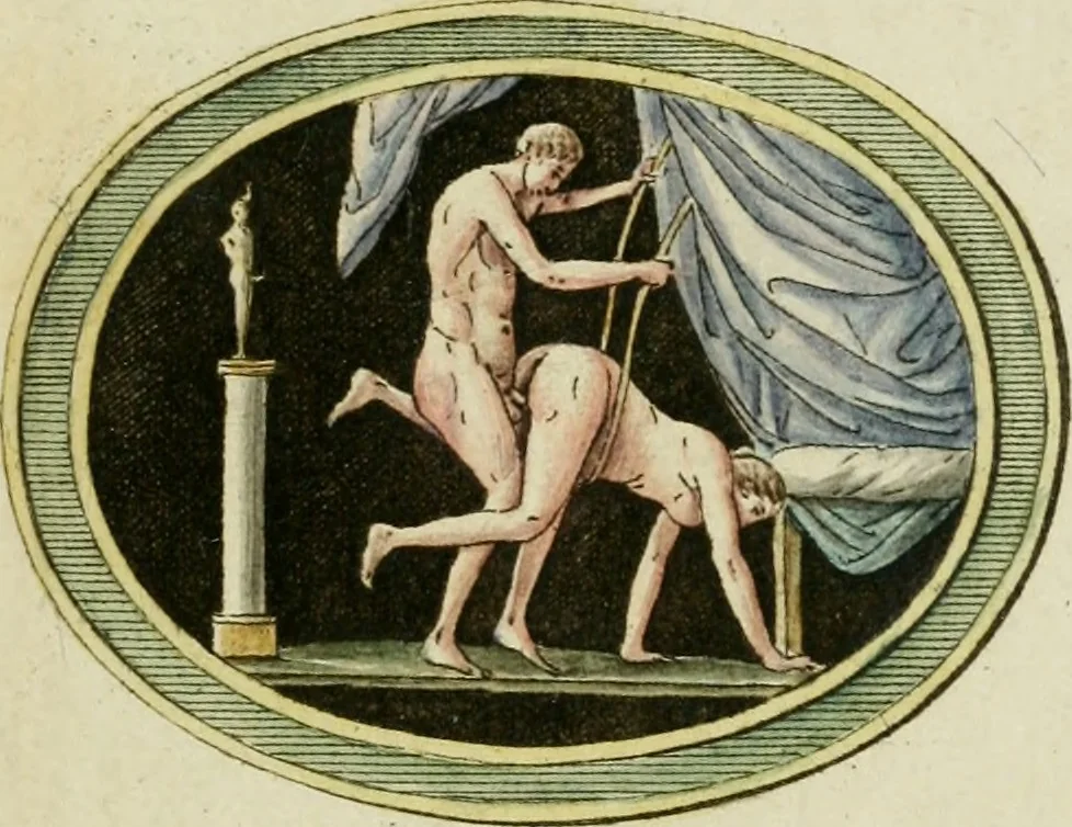 An illustration from Veneres uti observantur in gemmis antiquis, 1771, leaf 50
