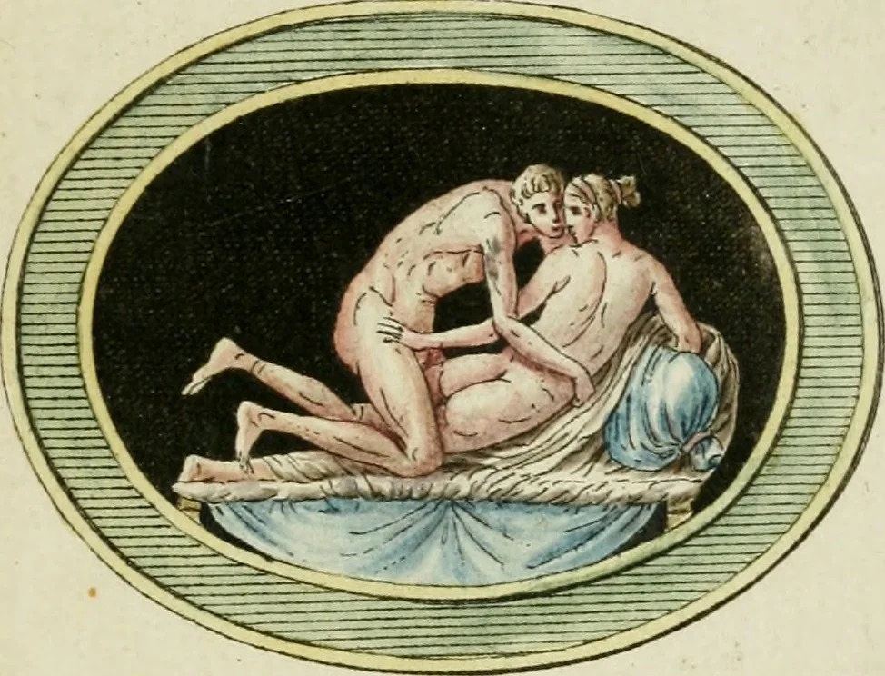 An illustration from Veneres uti observantur in gemmis antiquis, 1771, leaf 58