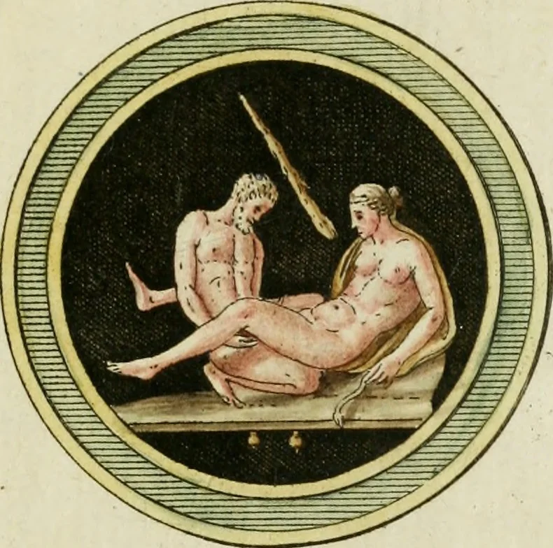 An illustration from Veneres uti observantur in gemmis antiquis, 1771, leaf 62