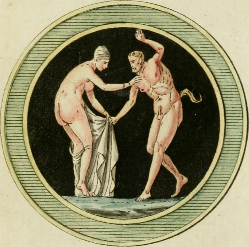 An illustration from Veneres uti observantur in gemmis antiquis, 1771, leaf 86