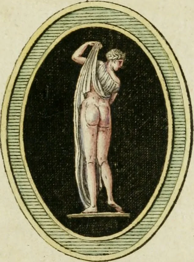 An illustration from Veneres uti observantur in gemmis antiquis, 1771, leaf 94